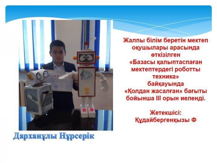 Жетістіктер