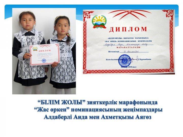 Жетістіктер
