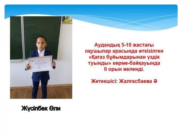 Жетістіктер